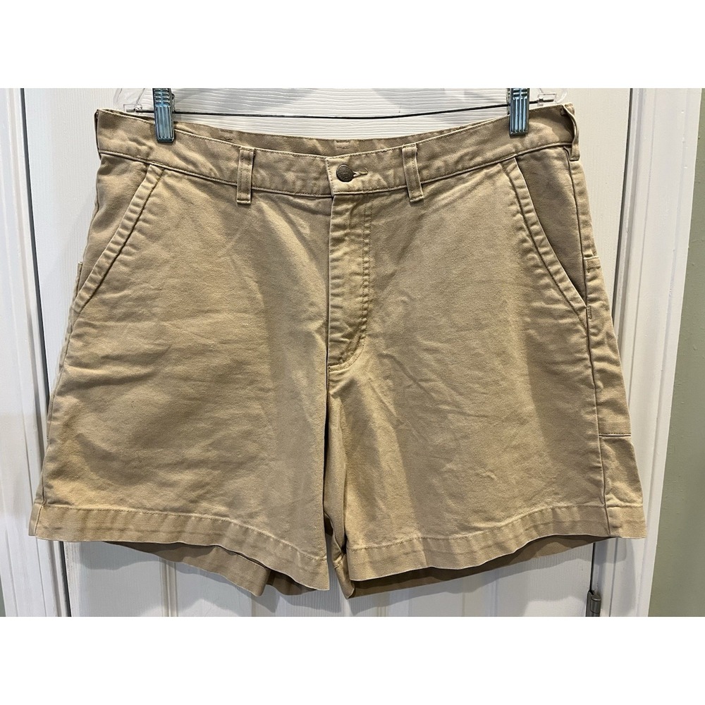 Patagonia Stand Up Shorts 6" Mens 36 Khaki Organic Cotton Canvas 57227
